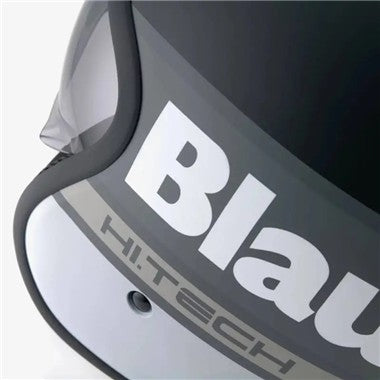 CASCO BLAUER PILOT 4.0 NERO GRIGIO BIANCO OPACO