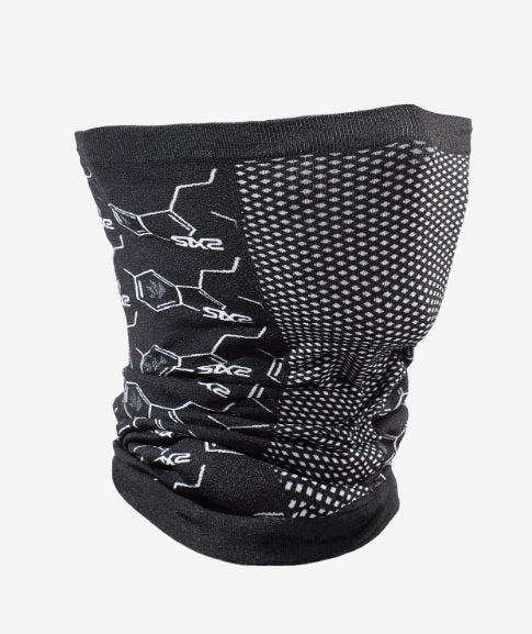 Scaldacollo multiuso 4 Stagioni LOGO BLACK-WHITE ONE SIZE