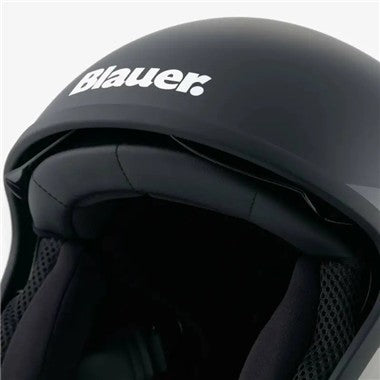 CASCO BLAUER PILOT 4.0 NERO GRIGIO BIANCO OPACO