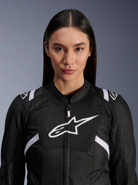 GIUBBINO DONNA ALPINESTARS T-SPS AIR V2 NERO BIANCO
