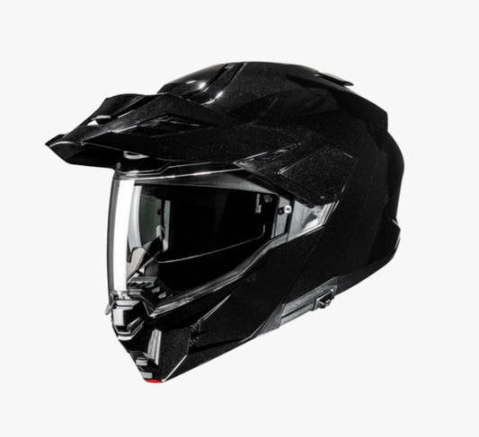 CASCO MODULARE CON FRONTINO HJC I80 NERO METALIZZATO