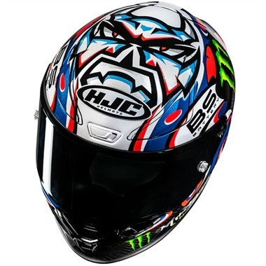 CASCO INTEGRALE HJC RPHA1 V2 CARBON QUARTARARO LE MANS 3 MC21