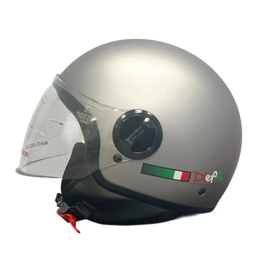 CASCO JET DIEFFE DF2003 TITANIO OPACO
