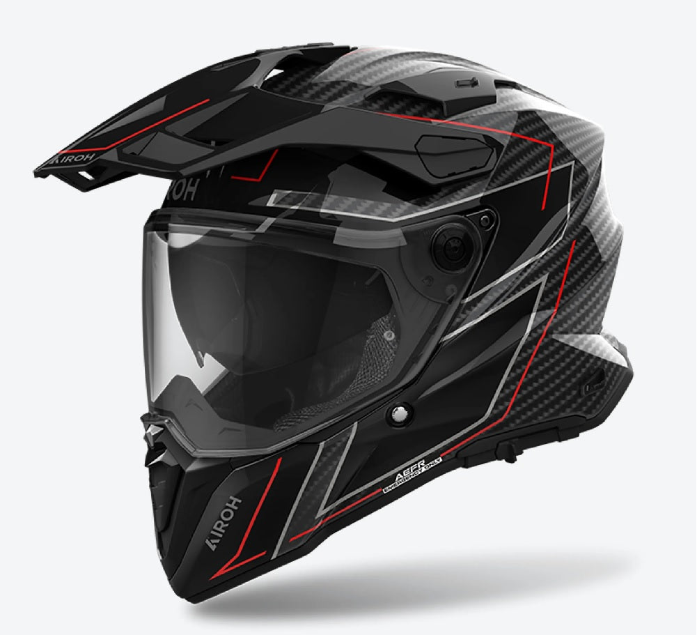 CASCO AIROH ENDURO COMMANDER 2 CARBONIO CM2C99 RIGO ROSSO - Della Categoria Caschi Enduro & Cross Produttore Airoh - A soli €487.50! Acquista ora su Due Ruote Accessori