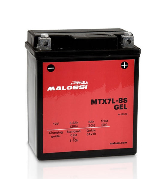 BATTERIA MTX7L-BS MALOSSI GEL COMPATIBILE PRONTA ALL USO - Della Categoria Batterie Produttore Malossi - A soli €32.65! Acquista ora su dueruoteaccessori.it