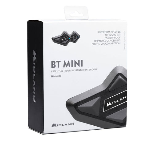 INTERFONO MOTO SCOOTER BTMINI DOPPIO BLUETOOTH MIDLAND - Della Categoria Interfoni Bluetooth Produttore MIDLAND - A soli €175.20! Acquista ora su Due Ruote Accessori