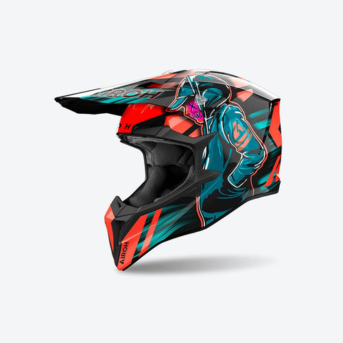 CASCO CROSS AIROH WRAAAP CYBER ORANGE GLOSS - Della Categoria Caschi Enduro & Cross Produttore Airoh - A soli €135! Acquista ora su Due Ruote Accessori