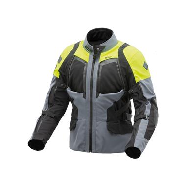 GIACCA TUR USHUAIA 4 STAGIONI UOMO GRIGIO GIALLO FLU - Della Categoria Giubbini Tessuto Uomo Produttore T.UR - A soli €304! Acquista ora su Due Ruote Accessori