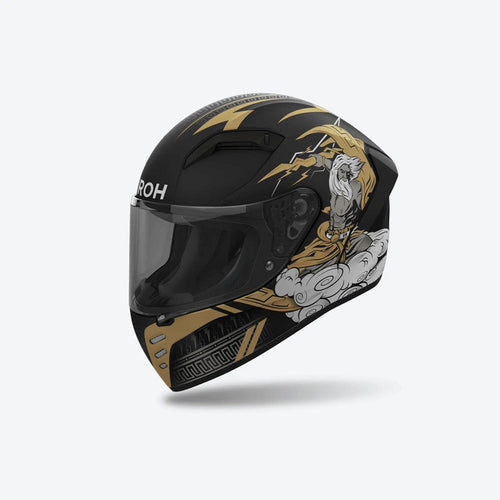 CASCO INTEGRALE AIROH CONNOR ZEUS OM.22.06 NERO GRAFICA ZEUS - Della Categoria Caschi Integrale Produttore Airoh - A soli €112.50! Acquista ora su Due Ruote Accessori