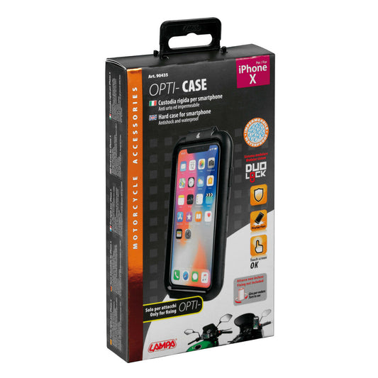 CUSTODIA SMARTPHONE OPTI-CASE PER IPHONE XXS - Della Categoria Custodie Smartphone Produttore Lampa - A soli €28.20! Acquista ora su dueruoteaccessori.it