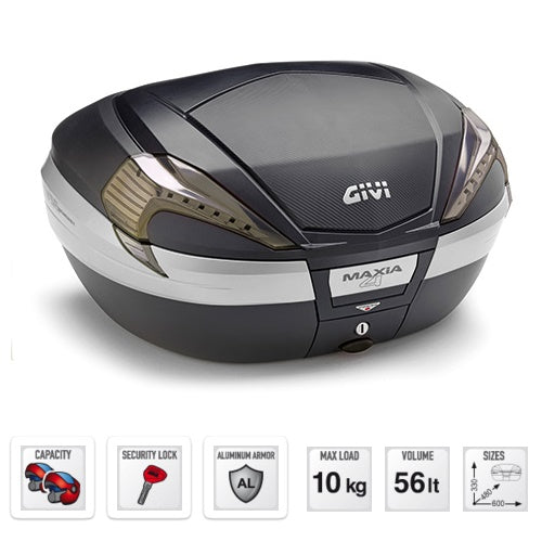 BAULETTO GIVI V56NNT MONOKEY NERA CON COVER NERO - Della Categoria Bauletti Produttore Givi - A soli €273! Acquista ora su Due Ruote Accessori