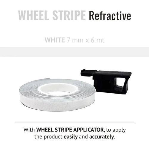 WELL STRIPE BIANCO CON APPL.MM 7/6 - Della Categoria Accessori Vari Produttore QUATTROERRE - A soli €12.50! Acquista ora su dueruoteaccessori.it