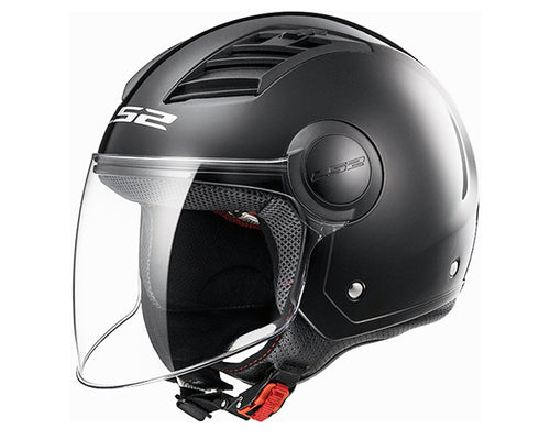 CASCO JET LS2 AIRFLOW OF562 NERO LUCIDO - Della Categoria Caschi Jet Produttore CASCHI LS2 - A soli €45.01! Acquista ora su dueruoteaccessori.it