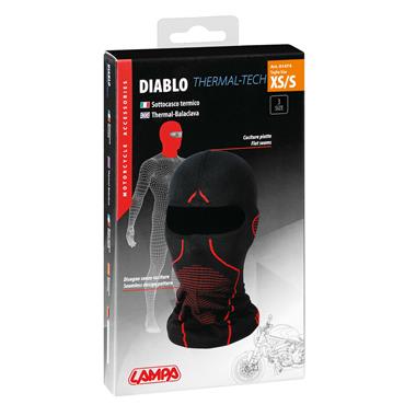 PASSAMONTAGNA DIABLO, SOTTOCASCO TERMICO - XS/S - 53-56 CM - Della Categoria Collarini & Scaldacollo Produttore Lampa - A soli €15.25! Acquista ora su dueruoteaccessori.it