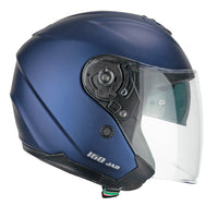 CASCO JET CGM IN FIBRA 160A JAD MONO BLU SATINATO OM. 06