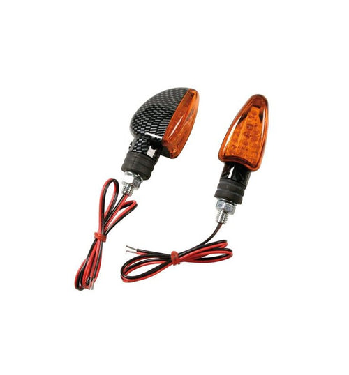 COPPIA FRECCE INDICATORE DIREZIONE LAMPA TUNING CARBON LOOK FORMA A PUNTA MOD ARROW - Della Categoria Freccie Produttore Lampa - A soli €21.95! Acquista ora su dueruoteaccessori.it