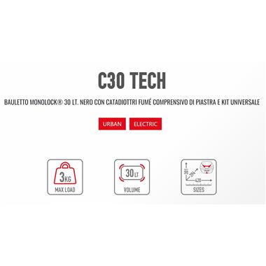 BAULETTO GIVI 30L NERO CATADIOTRO FUME - Della Categoria Bauletti Produttore Givi - A soli €72! Acquista ora su Due Ruote Accessori