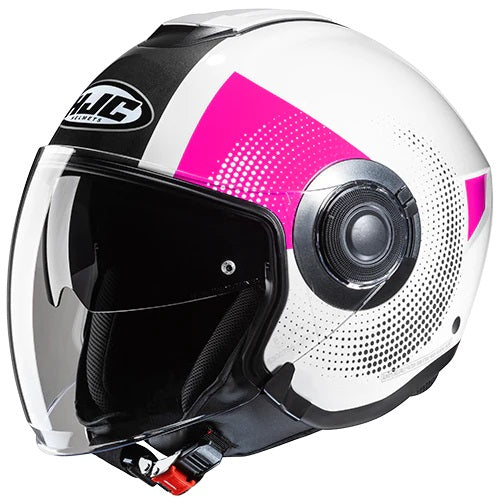 CASCO JET HJC i40N PYLE MC8 BIANCO FUXIA - Della Categoria Caschi Jet Produttore HJC HELMETS - A soli €135.90! Acquista ora su Due Ruote Accessori