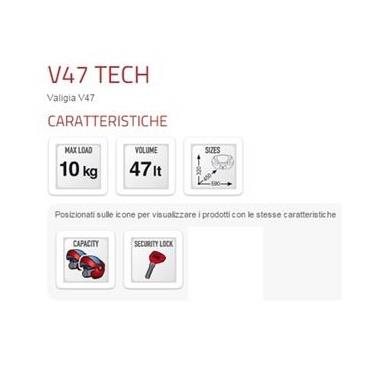 BAULETTO GIVI V47NNT MONOKEY TECH NERO PER MOTO E SCOOTER - Della Categoria Bauletti Produttore Givi - A soli €209.25! Acquista ora su Due Ruote Accessori