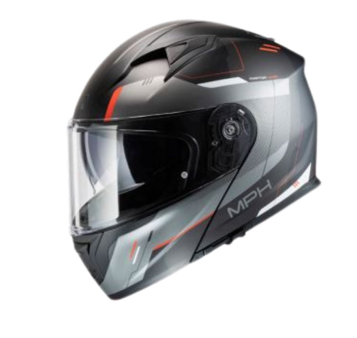 CASCO MODULARE MPH RAPTOR OMOLOGAZIONE 22.06 NERO GRIGIO ROSSO OPACO - Della Categoria Caschi Modulare Produttore MPH HELMETS - A soli €110.50! Acquista ora su Due Ruote Accessori