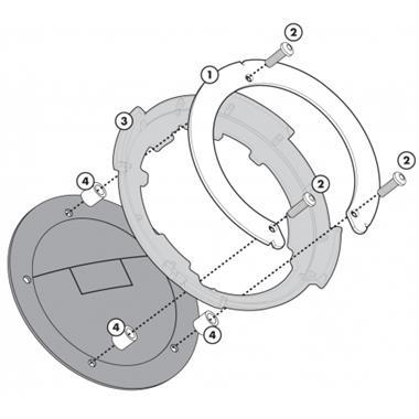 FLANGIA KAPPA SPECIFICA X BORSA TANK LOCK BF14K - Della Categoria Accessori Vari Produttore Kappa s.r.l - A soli €14.25! Acquista ora su Due Ruote Accessori