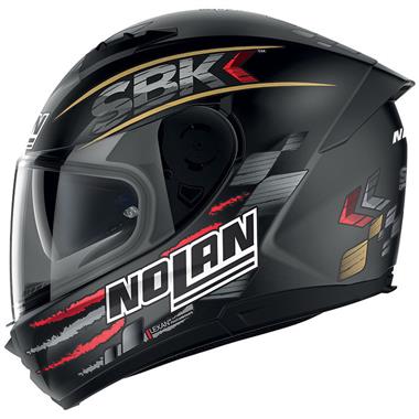 CASCO NOLAN INTEGRALE N60-6 SBK NERO OPACO CON GRAFICA 032 - Della Categoria Caschi Integrale Produttore Nolan Helmets - A soli €202.50! Acquista ora su Due Ruote Accessori