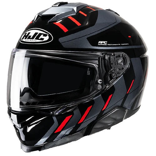 CASCO INTEGRALE HJC I71 SIMO MC1 NERO GRIGIO ROSSO LUCIDO - Della Categoria Caschi Integrale Produttore HJC HELMETS - A soli €242.90! Acquista ora su Due Ruote Accessori