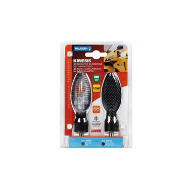 COPPIA FRECCE INDICATORI DIREZIONE LAMPA KINESIS CARBON LAMPADA VETRO BIANCO - Della Categoria Freccie Produttore Lampa - A soli €19.20! Acquista ora su dueruoteaccessori.it