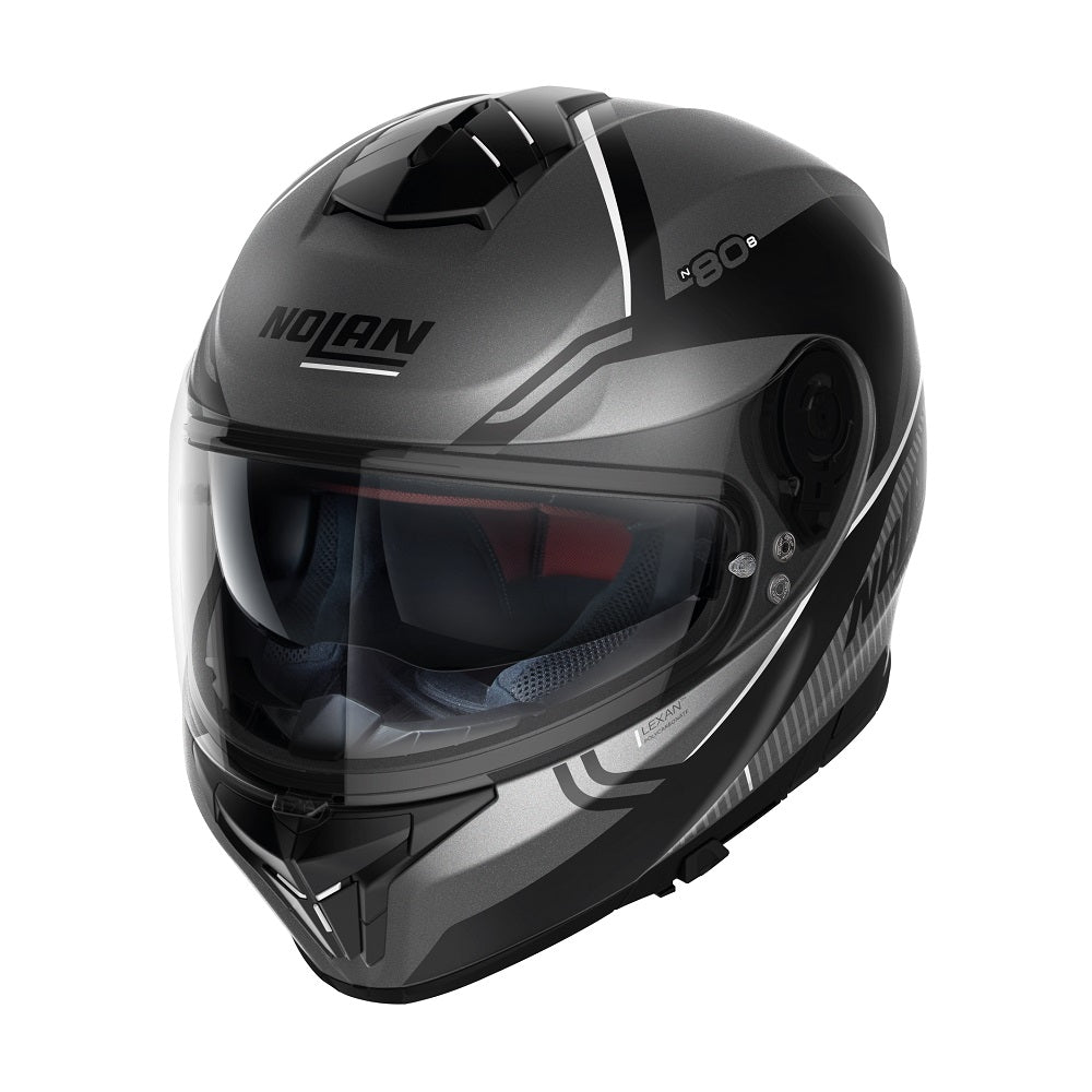 CASCO INTEGRALE NOLAN N80-8 ASTUTE N-COM 023 LAVA GREY GRAFICA OPACO - Della Categoria Caschi Integrale Produttore Nolan Helmets - A soli €225! Acquista ora su Due Ruote Accessori