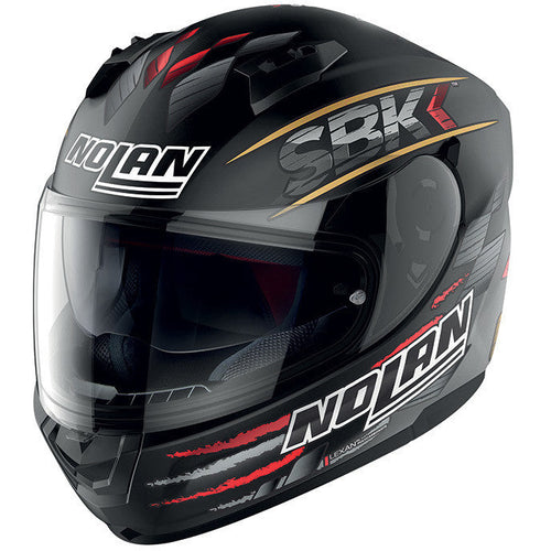 CASCO NOLAN INTEGRALE N60-6 SBK NERO OPACO CON GRAFICA 032 - Della Categoria Caschi Integrale Produttore Nolan Helmets - A soli €202.50! Acquista ora su Due Ruote Accessori