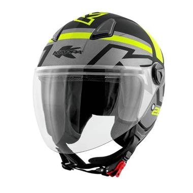 CASCO KAPPA DEMIJET KV28R JOIN NERO TITANIO GIALLO OPACO - Della Categoria Caschi Jet Produttore Kappa s.r.l - A soli €64.35! Acquista ora su Due Ruote Accessori