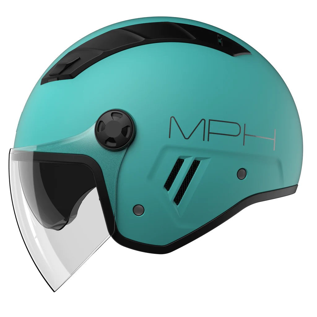 CASCO JET MPH AIRE VERDE AQUAMARINA OPACO ECE 22.06 - Della Categoria Caschi Jet Produttore MPH HELMETS - A soli €75.65! Acquista ora su Due Ruote Accessori