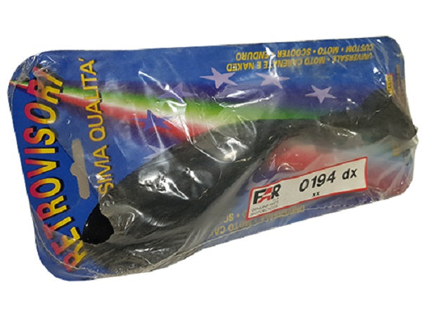 SPECCHIO DESTRO CON ATTACCO AL MANUBRIO E FILETTATURA SINISTRA NERO - Della Categoria Specchietti Produttore FAR SPA - A soli €12.00! Acquista ora su dueruoteaccessori.it