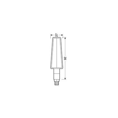 COPPIA FRECCE INDICATORI DIREZIONALI NERE MOD JABRA LED VETRO BIANCO - Della Categoria Freccie Produttore Lampa - A soli €25.65! Acquista ora su dueruoteaccessori.it