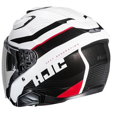 CASCO JET FIBRA HJC F31 NABY MC1 BIANCO NERO ROSSO LUCIDO - Della Categoria Caschi Jet Fibra Produttore HJC HELMETS - A soli €246.40! Acquista ora su Due Ruote Accessori