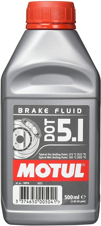 LIQUIDO FRENI LUNGA DURATA DOT 5.1 - Della Categoria Olio Lubrificanti Produttore MOTUL - A soli €8.60! Acquista ora su dueruoteaccessori.it