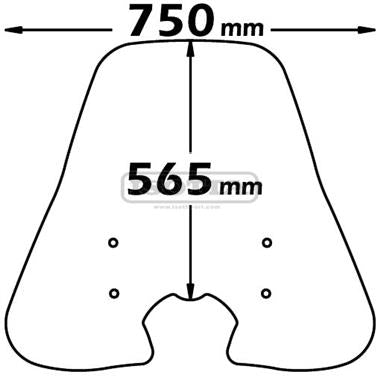 PARABREZZA CON ATTACCHI A231 HONDA SH 300 ANNO 2011 AL 2014 - Della Categoria Parabrezza Produttore Isotta - A soli €80.30! Acquista ora su dueruoteaccessori.it