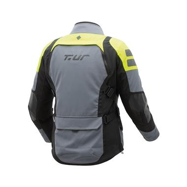 GIACCA TUR USHUAIA 4 STAGIONI UOMO GRIGIO GIALLO FLU - Della Categoria Giubbini Tessuto Uomo Produttore T.UR - A soli €304! Acquista ora su Due Ruote Accessori