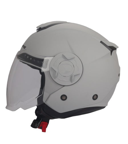CASCO JET DIEFFE DF70 DOPPIA VISIERA LUNGA GRIGIO CHIARO OPACO - Della Categoria Caschi Jet Produttore Dieffe - A soli €60.00! Acquista ora su dueruoteaccessori.it