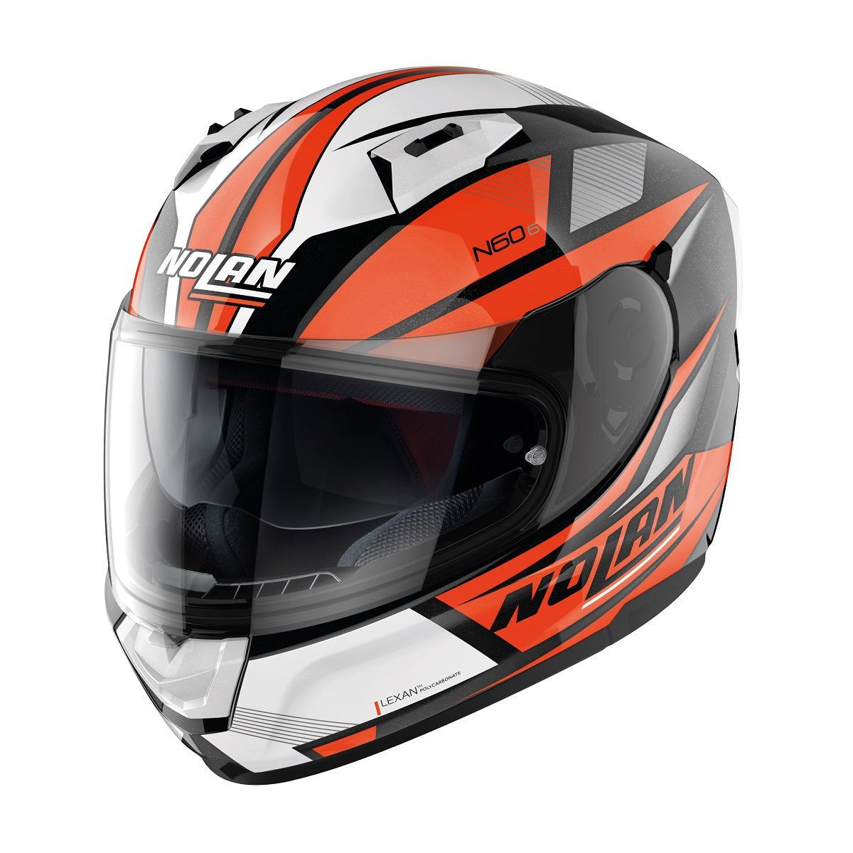 CASCO NOLAN INTEGRALE N60-6 DOWNSHIFT NERO ARANCIO LUCIDO 038 - Della Categoria Caschi Integrale Produttore Nolan Helmets - A soli €180! Acquista ora su Due Ruote Accessori