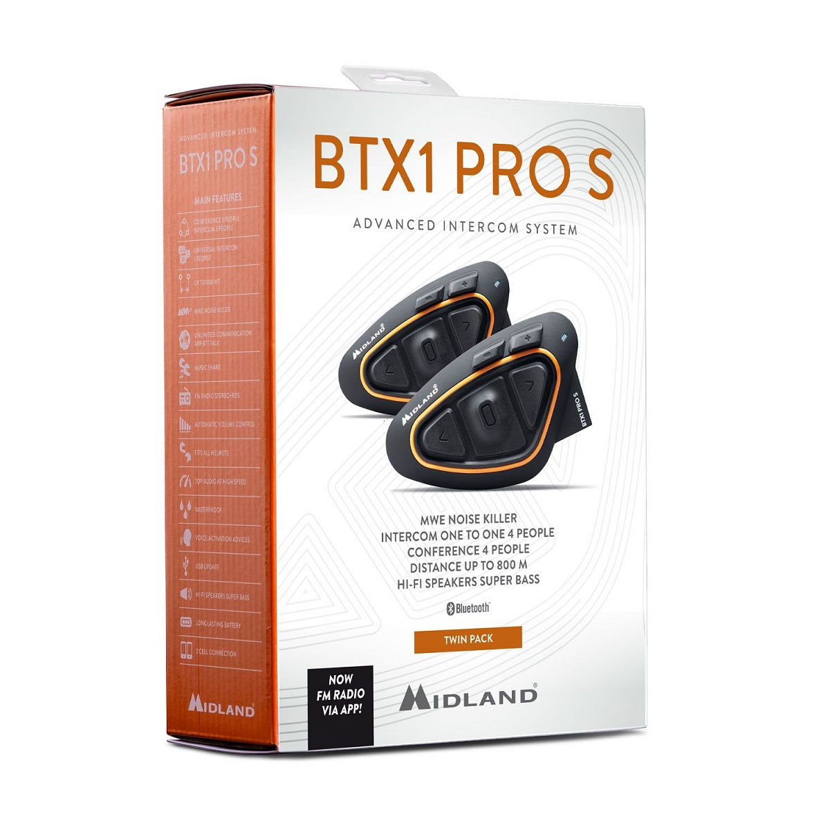 INTERFONO C1411.05 BTX1 S PRO DOPPIO BLUETOOTH MIDLAND 2022 - Della Categoria Interfoni Bluetooth Produttore MIDLAND - A soli €255.20! Acquista ora su Due Ruote Accessori