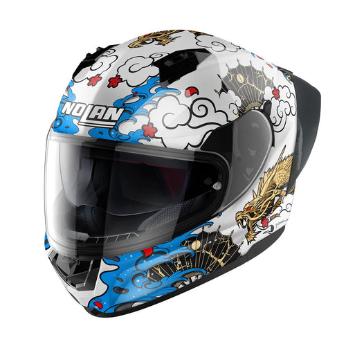 CASCO NOLAN INTEGRALE N60-6 SPORT WYVERN 025 BIANCO LUCIDO AZZURRO - Della Categoria Caschi Integrale Produttore Nolan Helmets - A soli €224! Acquista ora su Due Ruote Accessori