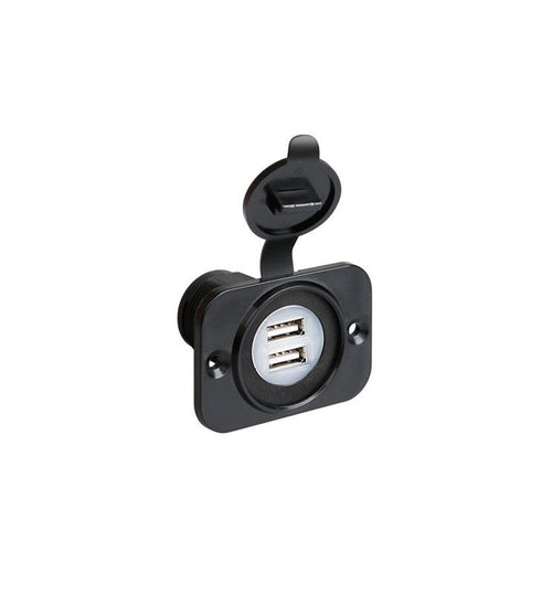DOPPIA PRESA USB EXT8 12-24V MONTAGGIO AD INCASSO - Della Categoria Accessori Vari Produttore Lampa - A soli €18.00! Acquista ora su dueruoteaccessori.it