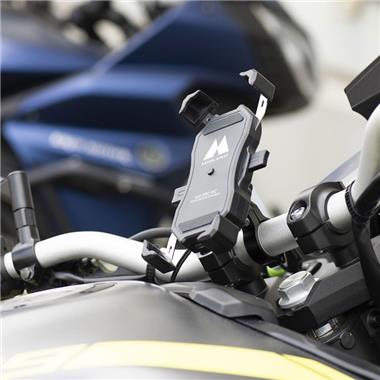 SUPPORTO DA MOTO PER SMARTPHONE C1487 CARICA WIRELESS USB MH-PRO - Della Categoria Custodie Smartphone Produttore MIDLAND - A soli €48! Acquista ora su Due Ruote Accessori