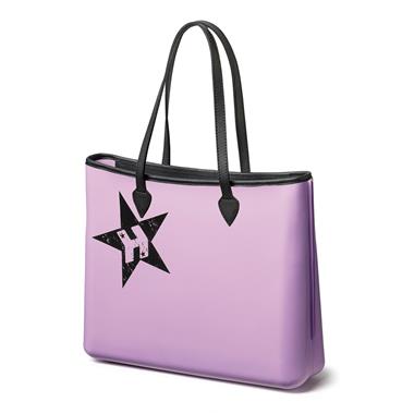 BORSA DONNA HB100V VIOLA CON STAMPA NERA KEVIK - Della Categoria Borse Produttore Kappa s.r.l - A soli €42.05! Acquista ora su Due Ruote Accessori