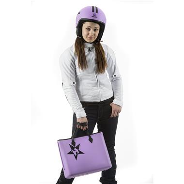 BORSA DONNA HB100V VIOLA CON STAMPA NERA KEVIK - Della Categoria Borse Produttore Kappa s.r.l - A soli €42.05! Acquista ora su Due Ruote Accessori