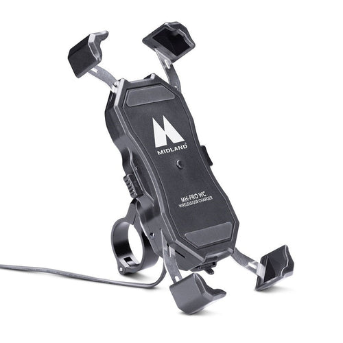 SUPPORTO DA MOTO PER SMARTPHONE C1487 CARICA WIRELESS USB MH-PRO - Della Categoria Custodie Smartphone Produttore MIDLAND - A soli €48! Acquista ora su Due Ruote Accessori