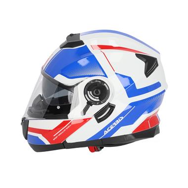 CASCO MODULARE ACERBIS SEREL 2206 BIANCO-BLU-ROSSO - Della Categoria Caschi Modulare Produttore ACERBIS - A soli €118.70! Acquista ora su Due Ruote Accessori