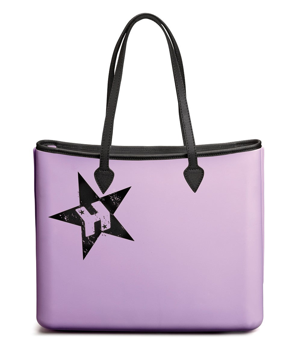 BORSA DONNA HB100V VIOLA CON STAMPA NERA KEVIK - Della Categoria Borse Produttore Kappa s.r.l - A soli €42.05! Acquista ora su Due Ruote Accessori